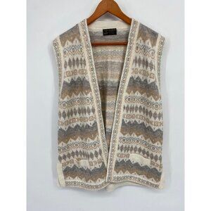 Arte Inka-Berfass Alpaca SOFT WESTERN Wool Sweater VEST/CARDIGAN M/L?
